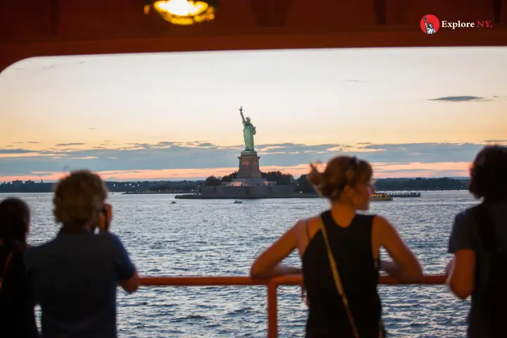 Enjoy the Statue of Liberty from the Staten Island Ferry