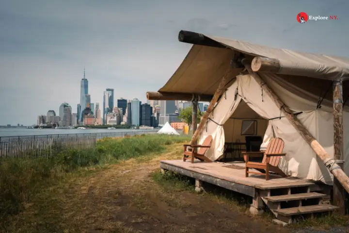 Go Glamping on Governor Island