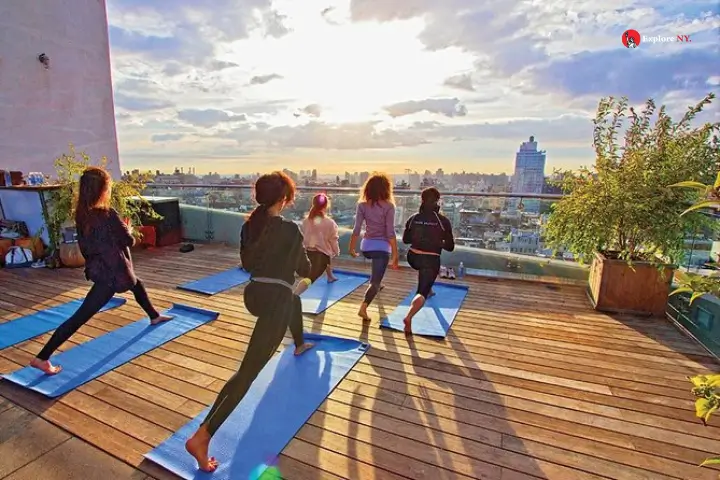 Attend a Rooftop Yoga Class