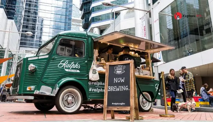 Ralph's Christmas-Themed Coffee Truck